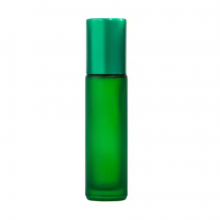 Roll on 10ml lahvička s nerezovou kuličkou - Zelená